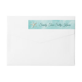 Etiquetas Turquesa Sandy Toes Salty Kisses Feliz Natal