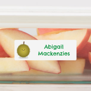 Etiquetas Um desenho animado bonitinho e feliz personalizado