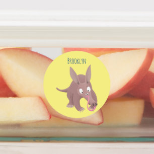 Etiquetas Um desenho animado engraçado