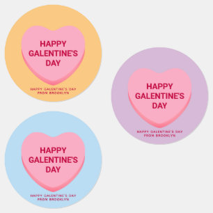 Etiquetas Uma conversa bonita corta o dia de Galentine