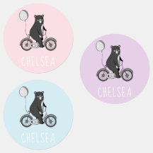 Urso Escandinavo em Pastas Minimalistas de Bike