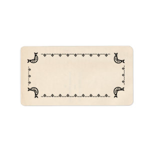 Etiquetas vazias da erva do Vintage-Estilo