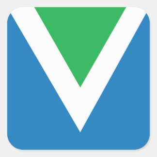 Etiquetas Vegan Flag (conjunto 6)