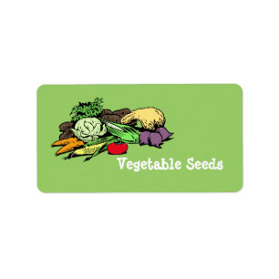 Etiquetas vegetais da semente