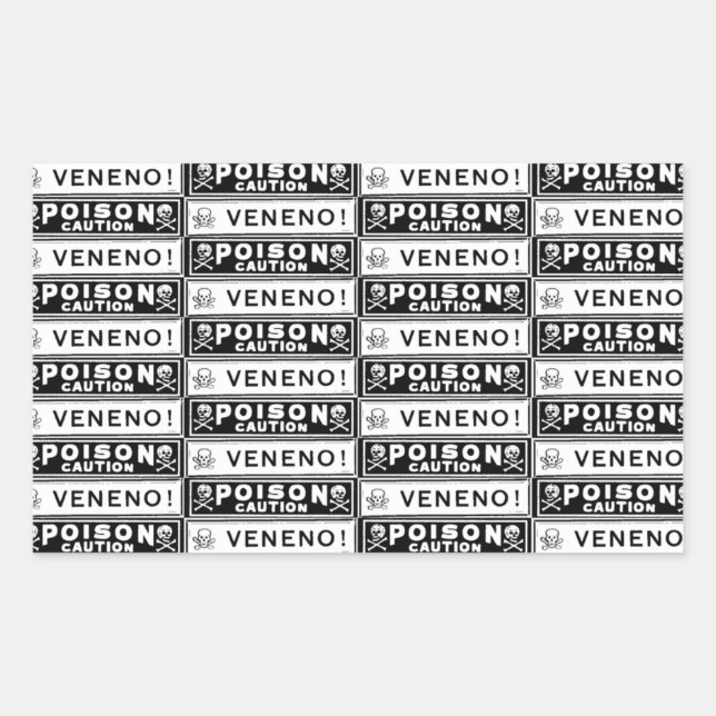 Etiquetas Venenosas Vintage (Frente)