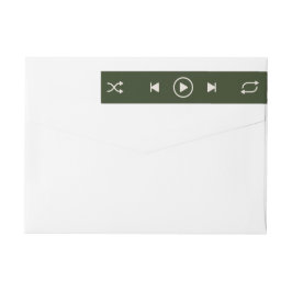 Etiquetas Verde do Streaming Music Player