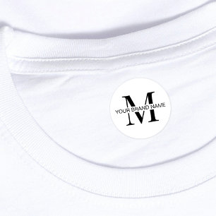 Etiquetas Vestuário à prova d'água do logotipo Boutique mini