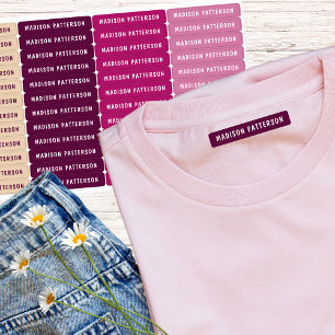 Etiquetas Vestuário Personalizado de Nome Personalizado Mode