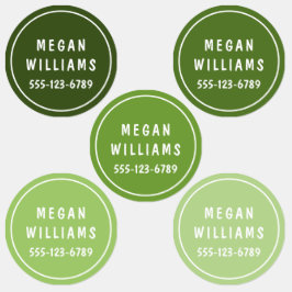 Etiquetas Vestuário Personalizado de Nome Personalizado Mode