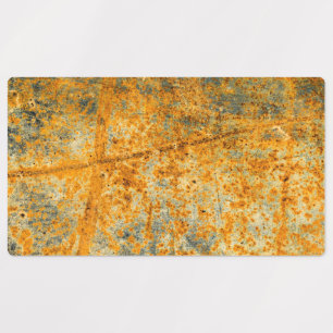 Etiquetas vias de ferrugem ácida