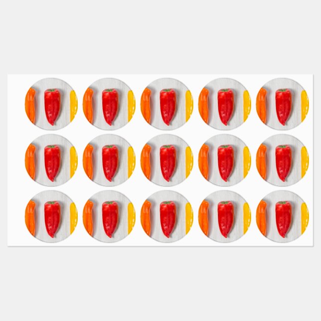 Etiquetas Vida Estática do Pepper (Folha)