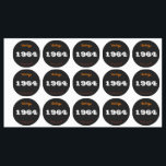 Etiquetas Vintage 1964 edição limitada 60th Birthday Gift<br><div class="desc">Vintage 1964 year limited edition 60th Birthday Gift</div>