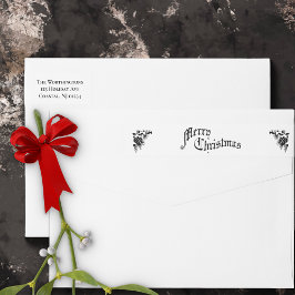 Etiquetas Vintage Felry Christmas