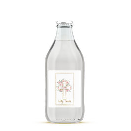 Etiquetas Vintage Floral Cross Santa Água