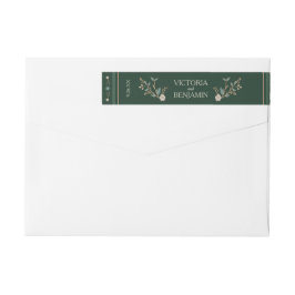 Etiquetas Vintage Library Wedding