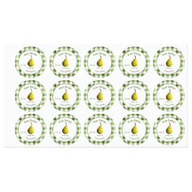 Vintage Pear Butting Personalized Canning