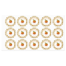 Vintage Pumpkin Manteiga Personalizada Canning