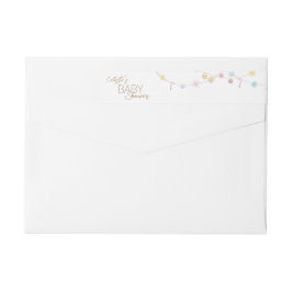 Etiquetas Winter Wonderland Chá de fraldas Return Address