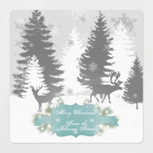 Etiquetas Wonderland Baking Label - Teal