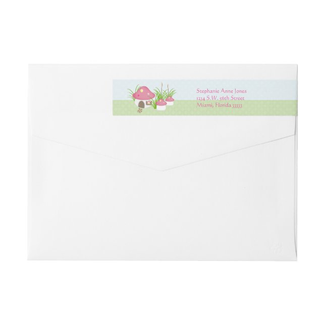 Etiquetas Woodland Fairy Princess (Verso)