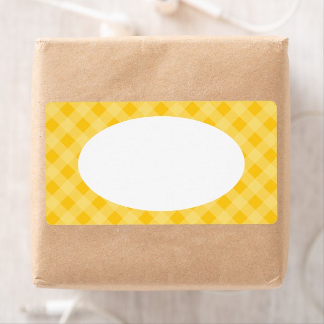 Etiquetas Xadrez Amarelo (Insitu)