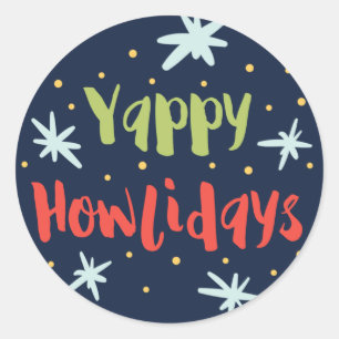 Etiquetas Yappy do feriado de Howlidays