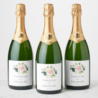 Étiquettes Sparkling Wine Mariage Personnalisées