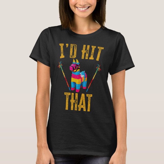 Eu Acertava Que Pinata Camisa Cinco De Mayo Engraç (Frente)