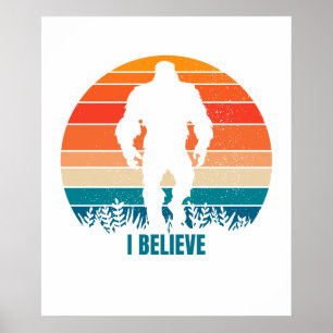 Eu acredito em Impressão e Poster