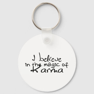 Eu acredito em Karma Chaveiro