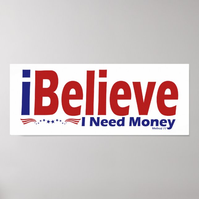 Eu acredito em Posters (Frente)