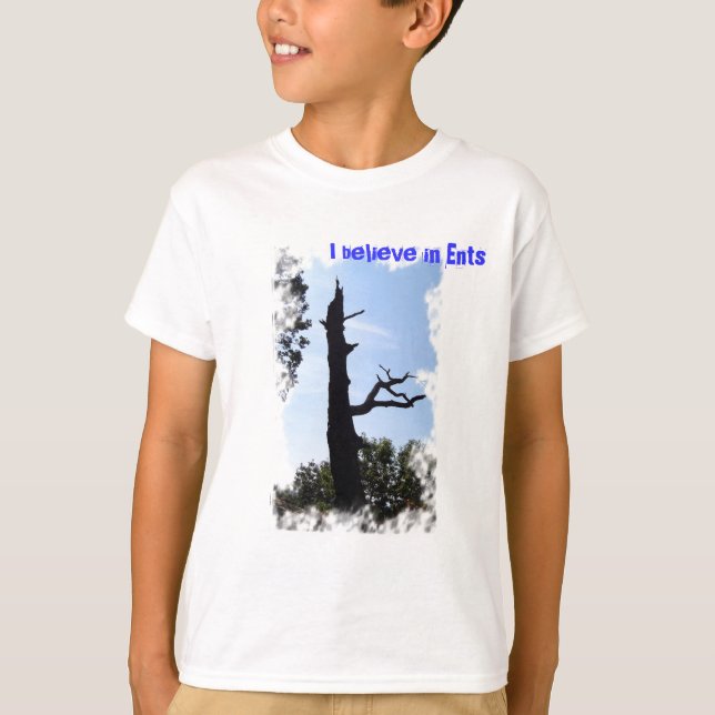 Eu acredito na t-shirt Ents (Frente)