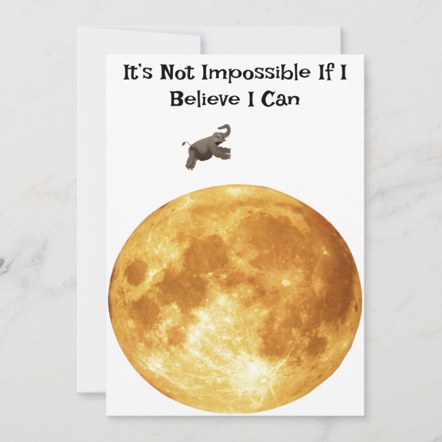 Eu Acredito Que Posso Fazer Cartões (Frente)