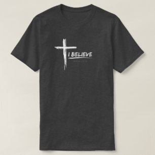 Eu Acredito - Romanos 10:9-10 T-Shirt