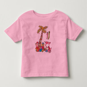 "Eu acredito t-shirt da criança de Papai Noel"