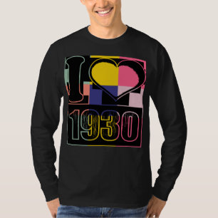 Eu adoro 1930 - Pop art Vintage T-Shirt
