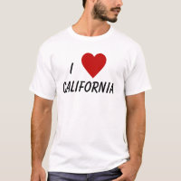 Eu adoro a camisa da mulher da Califórnia