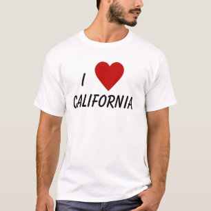 Eu adoro a camisa da mulher da Califórnia