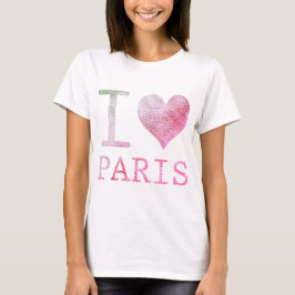 Eu adoro a camisa de Paris