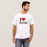 Eu adoro a camiseta básica dos Sushi Men<br><div class="desc">Eu adoro a camiseta básica dos Sushi Men</div>