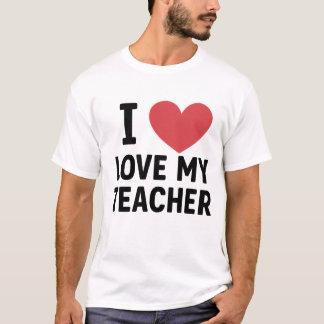 Eu adoro a camiseta do meu professor
