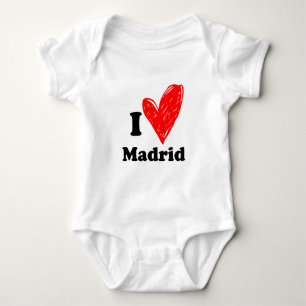 Eu adoro a Camiseta Madrid
