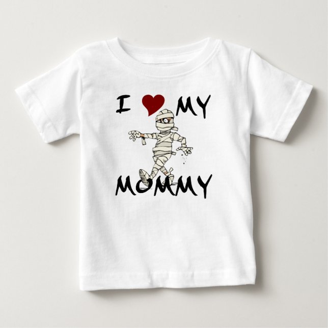 Eu adoro a minha mãe, camisa de manga longa (Frente)