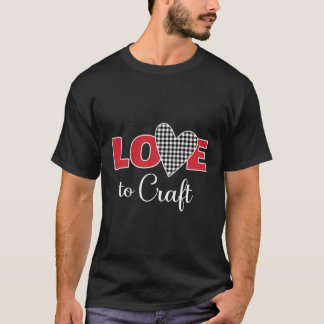 Eu Adoro Arranjar Camisa Amor A Artesanato