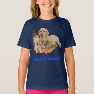 Eu adoro as minhas t-shirts do Labrador