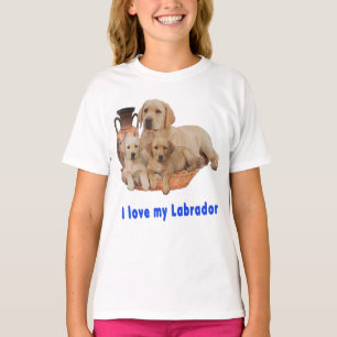 Eu adoro as minhas t-shirts do Labrador