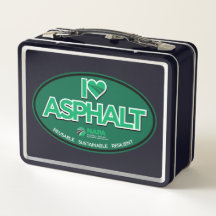 Eu Adoro Asfalto Classic Metal Lunchbox