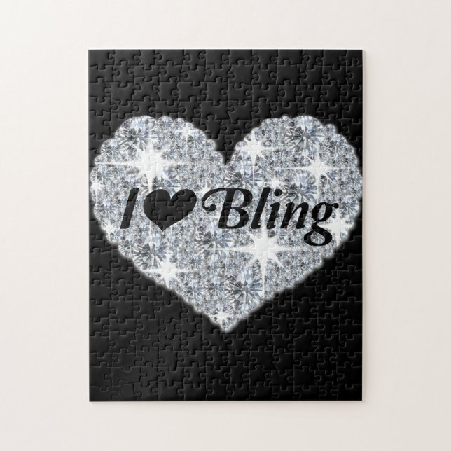 Eu adoro Bling Jigsee Quebra-cabeça (Vertical)