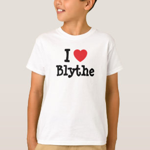 Eu adoro Blythe coração T-Shirt