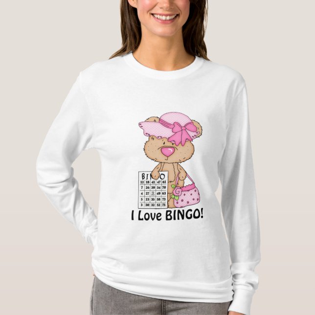 Eu adoro camiseta Bingo Nano Long Sleeve (Frente)